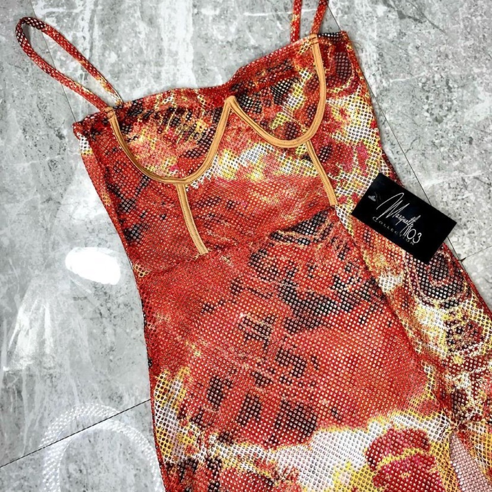 Fire and Desire Dress🔥❤️🧡